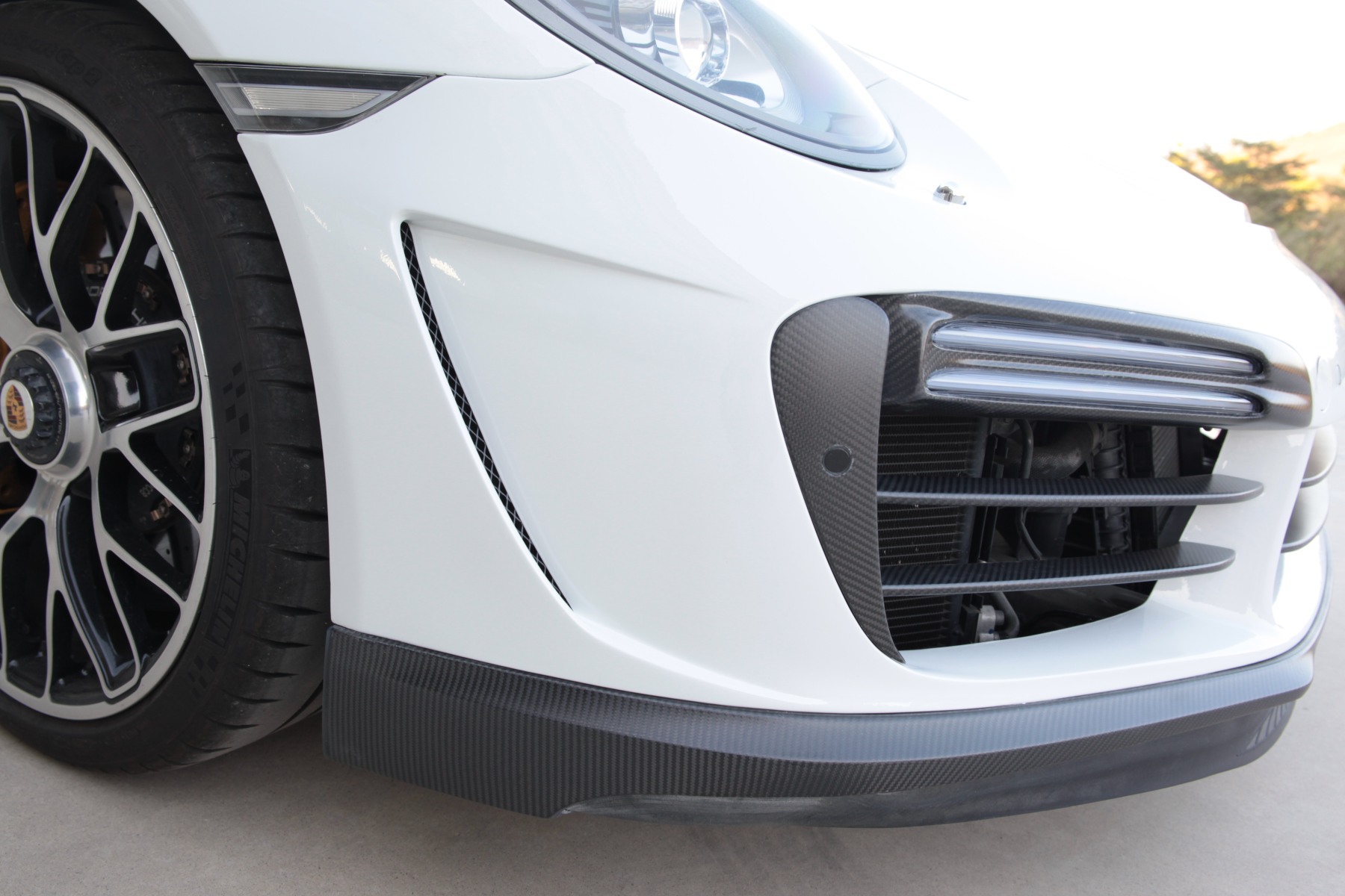 Porsche 911 991.2 Turbo Topcar Style Parts - styling reference for Front Lip - Carbon Fiber (Front Bumper Option)