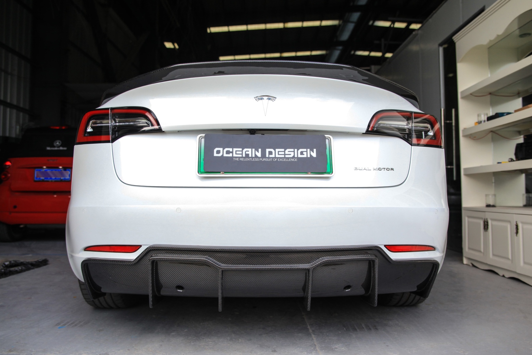 Tesla Model 3 V Style Parts - styling view