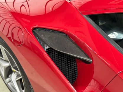 Ferrari F8 OEM Style Dry Carbon Parts - styling view