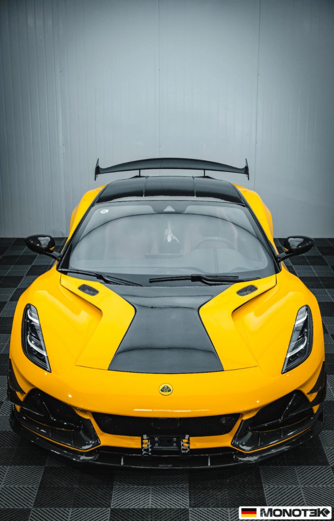 Lotus Emira Monotek Style Dry Carbon Parts - styling view