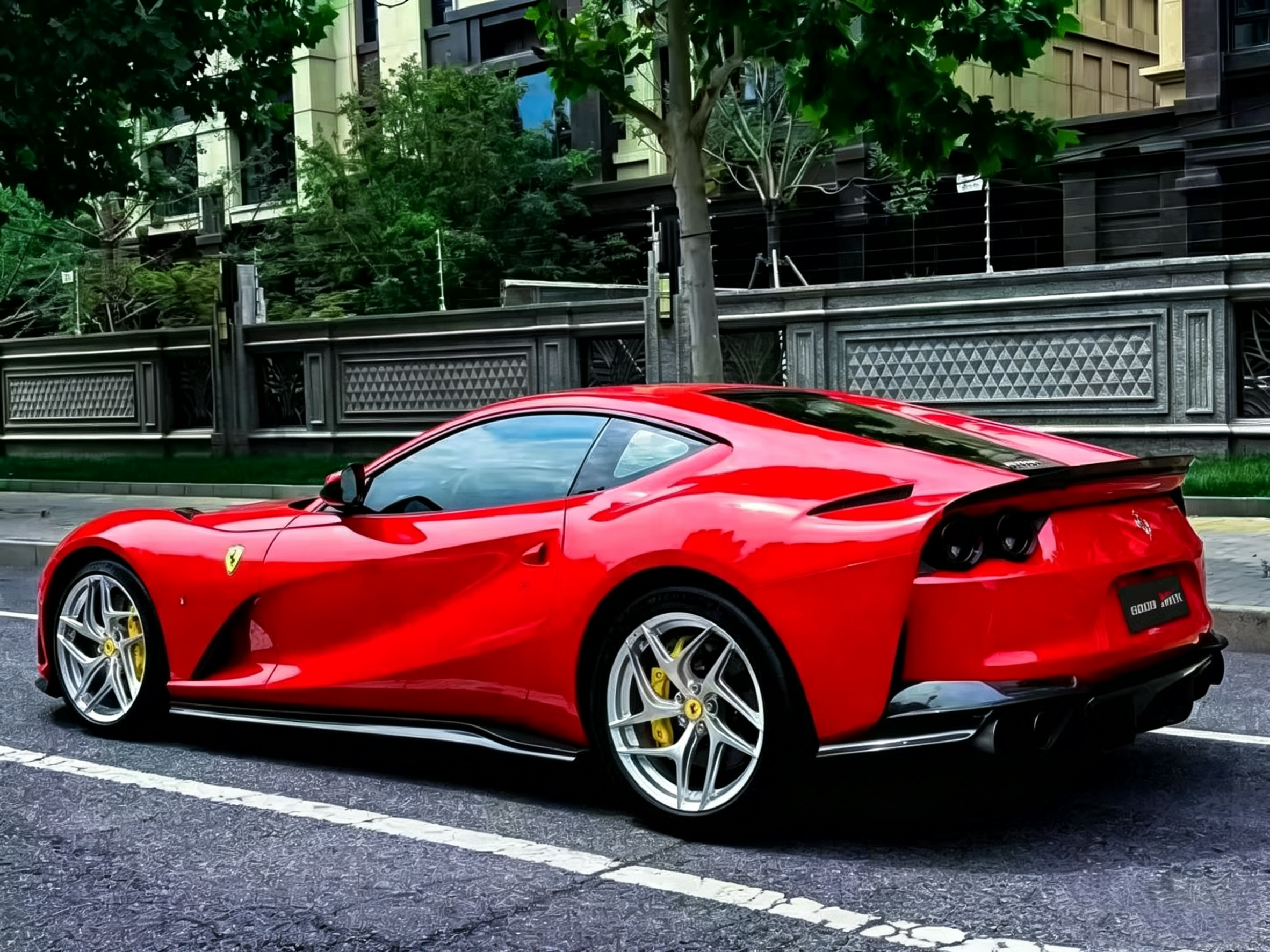 Ferrari 812 N Style Dry Carbon Parts - styling view