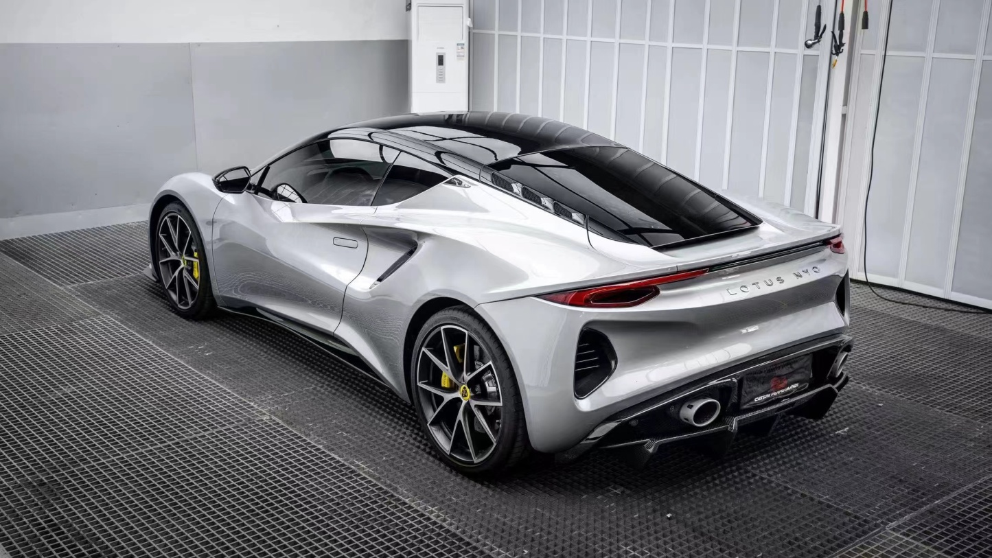 Lotus Emira Ocean Design Style Dry Carbon Parts - styling view
