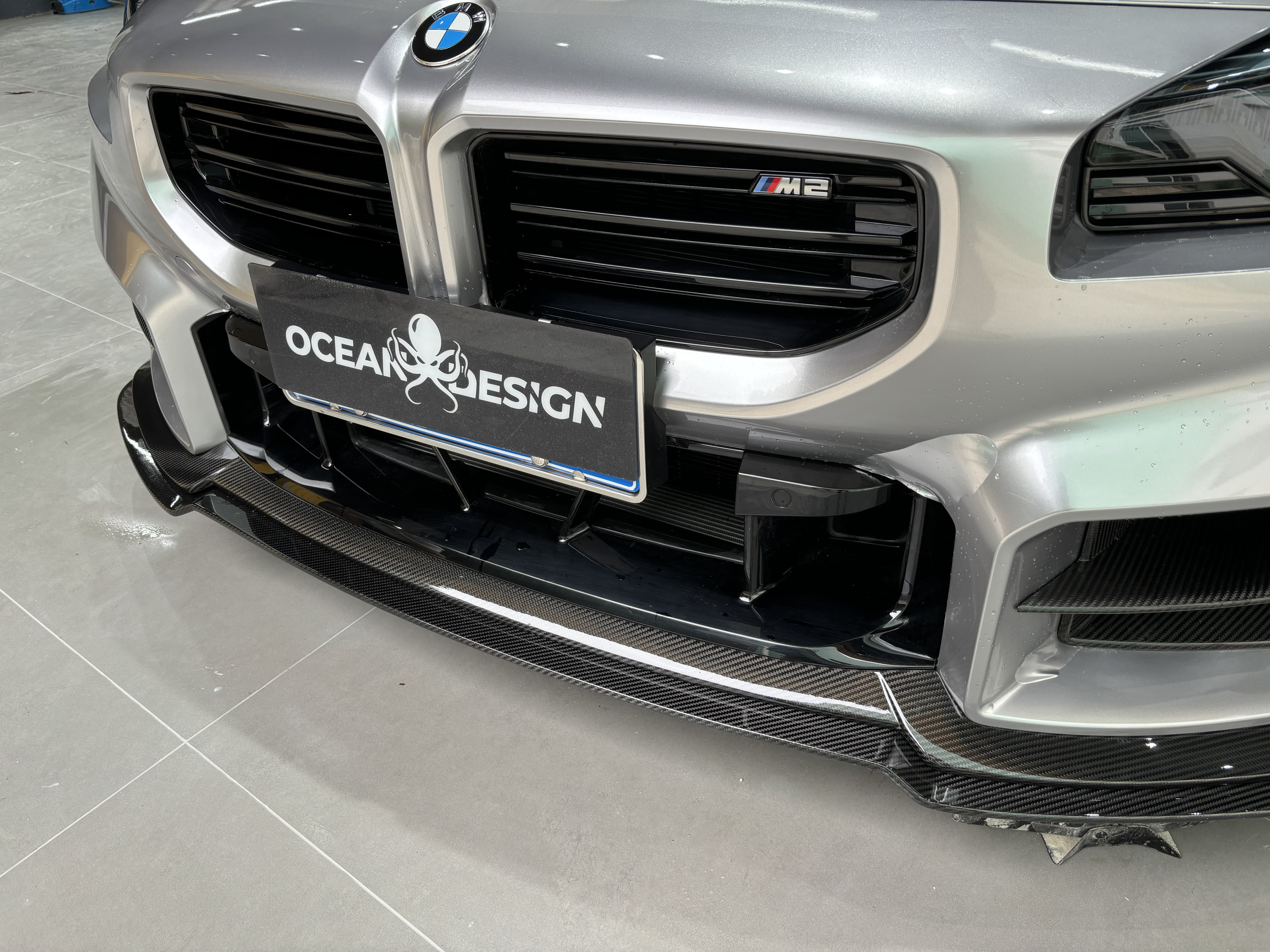 BMW G87 M2 AP Style Dry Carbon Parts - styling view