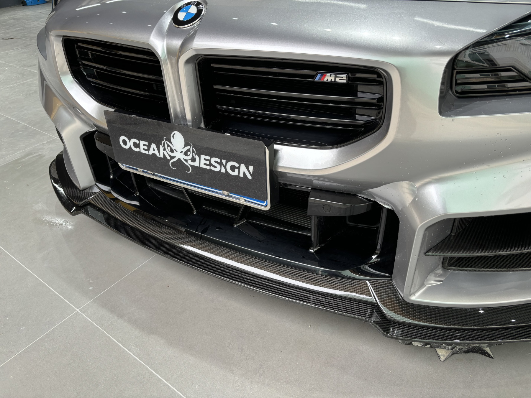 BMW G87 M2 AP Style Dry Carbon Parts - styling view