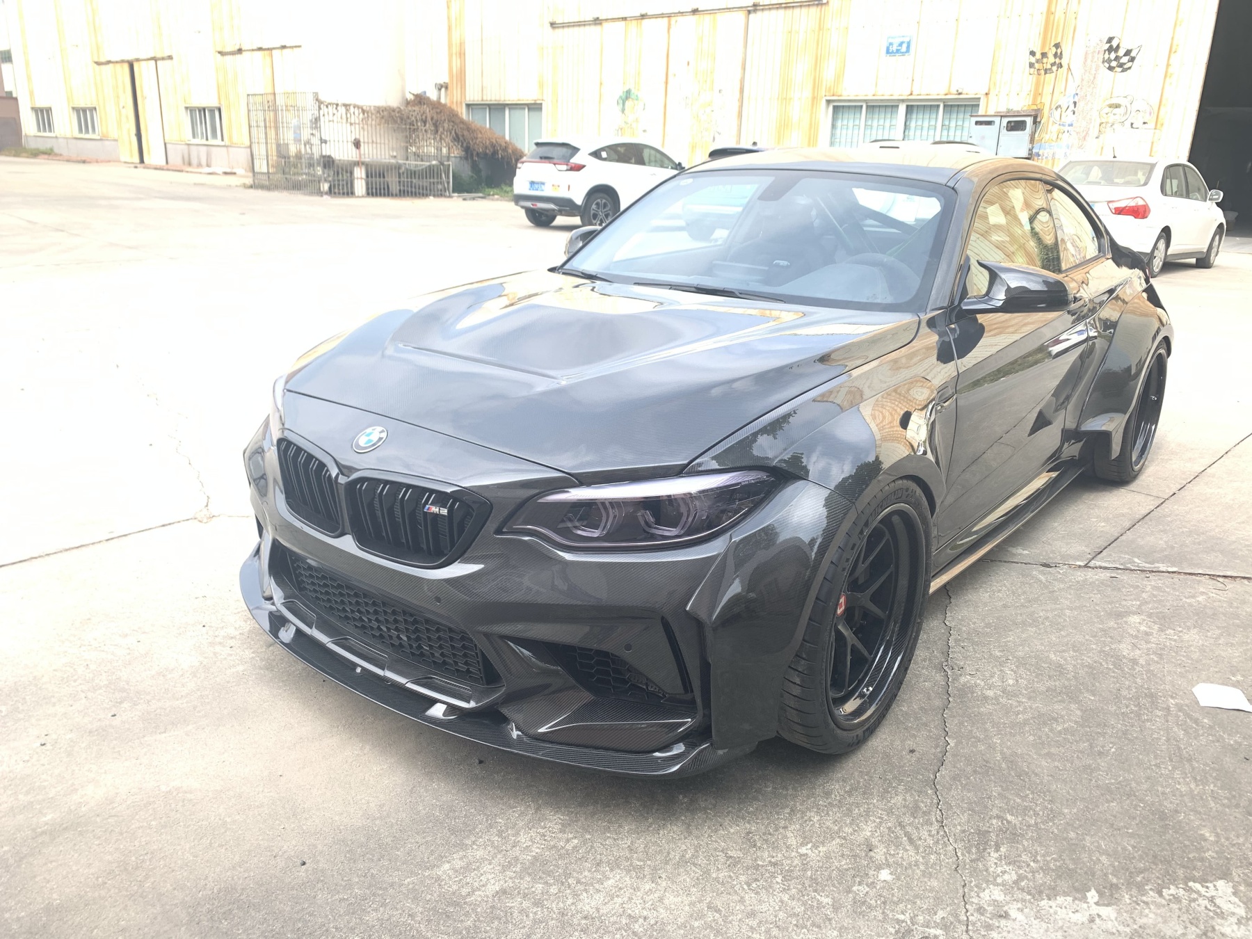 BMW F87 M2C OEM Style Carbon Fiber Body Parts - styling view