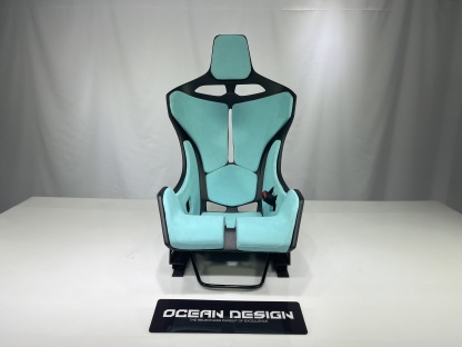 McLaren Senna Style Dry Carbon Bucket Seat - styling view