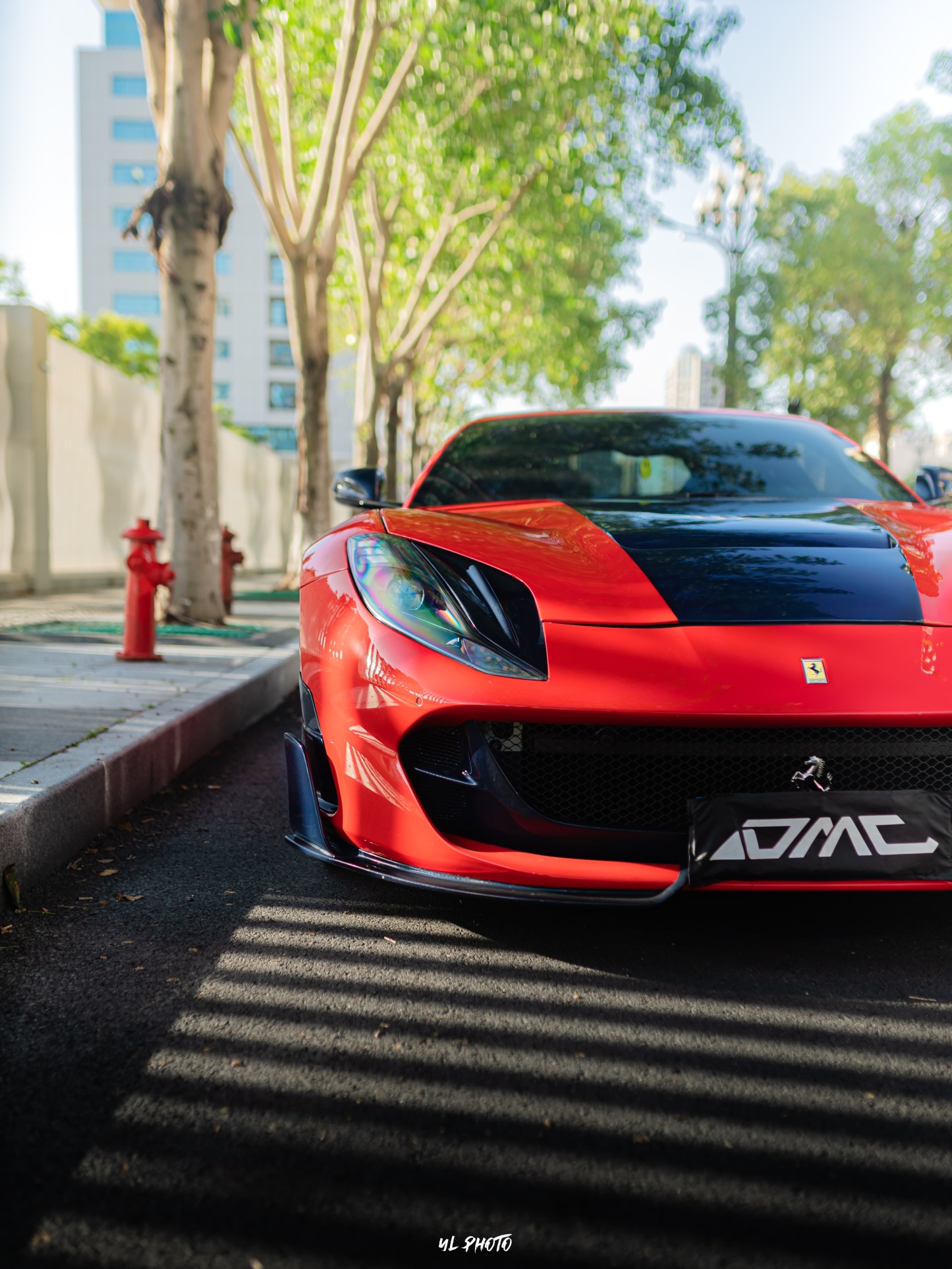 Ferrari 812 MSY Style Dry Carbon Parts - styling view