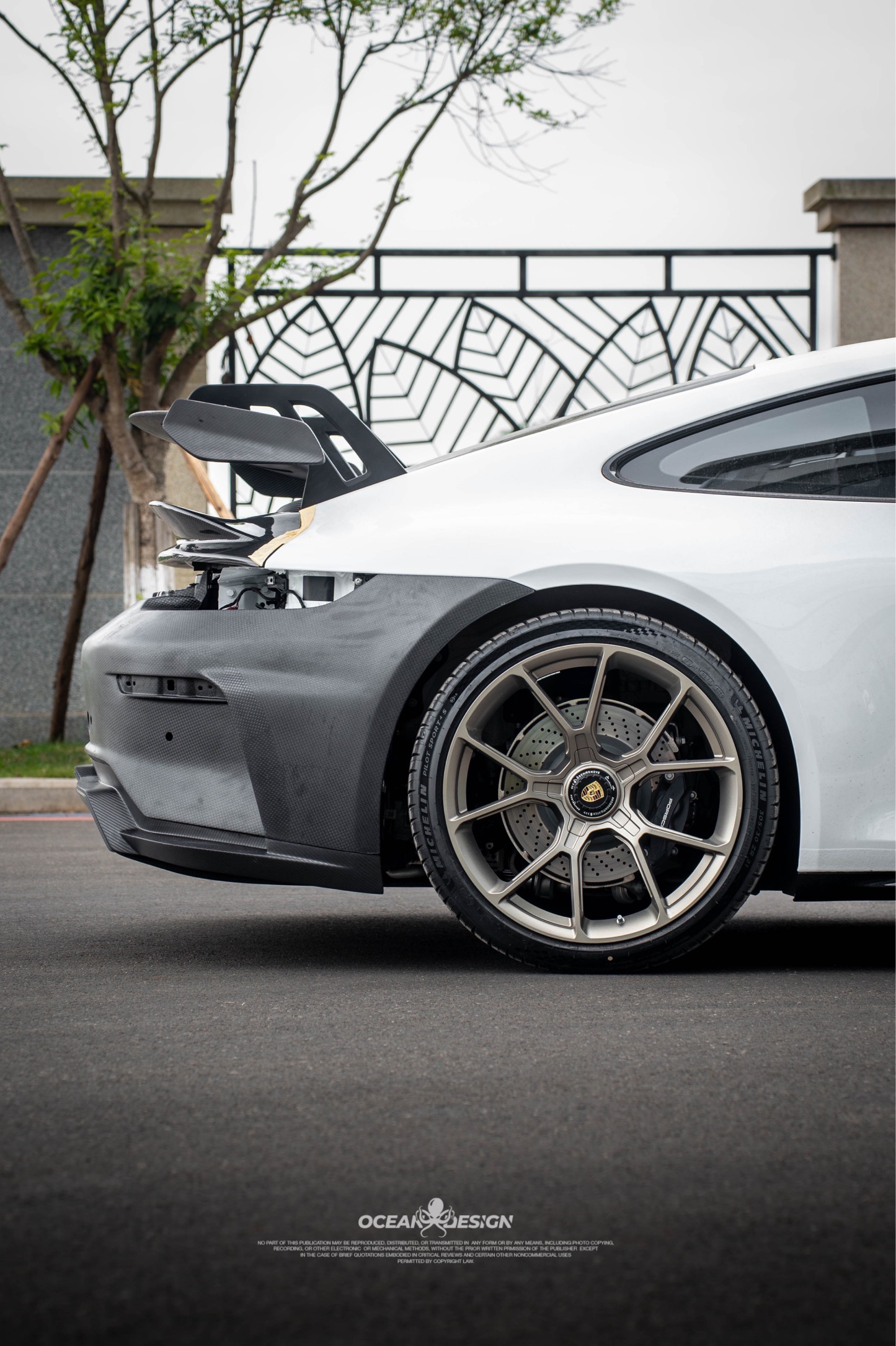 Porsche 911 992.1 / 992.2 GT3 Style Conversion Parts - styling view