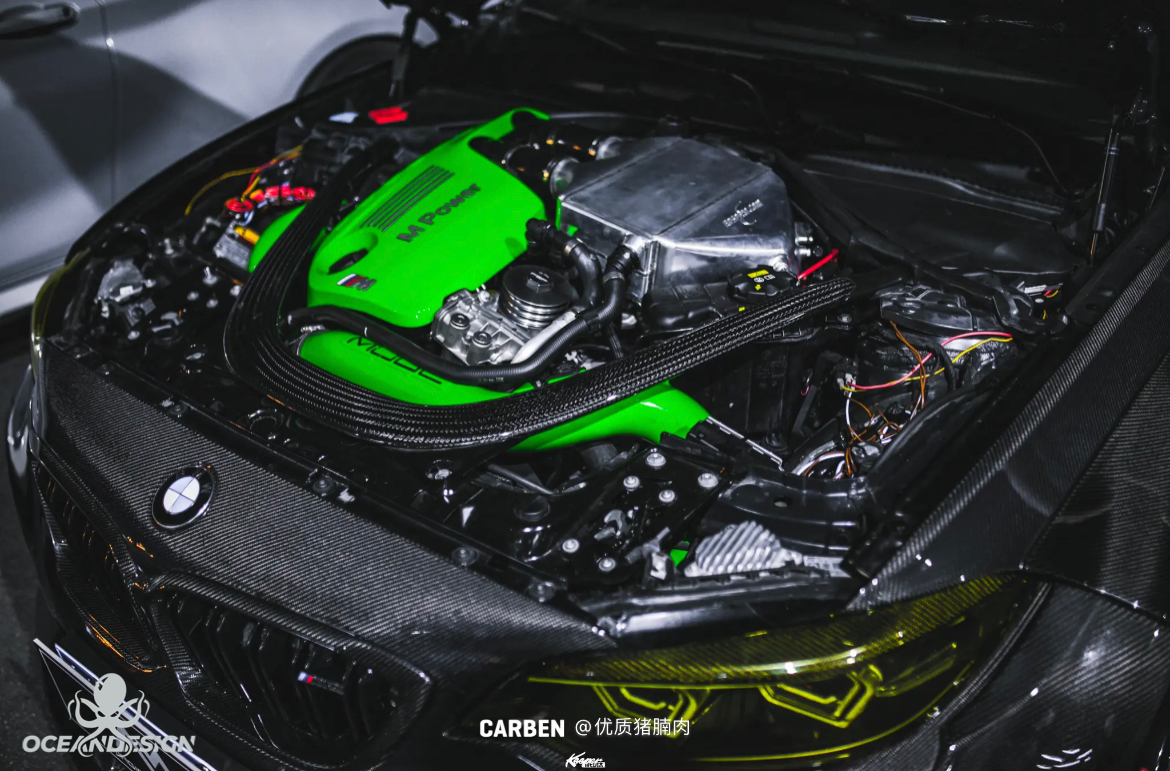 BMW F87 M2C OEM Style Carbon Fiber Body Parts - styling view