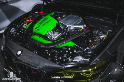 BMW F87 M2C OEM Style Carbon Fiber Body Parts - styling view