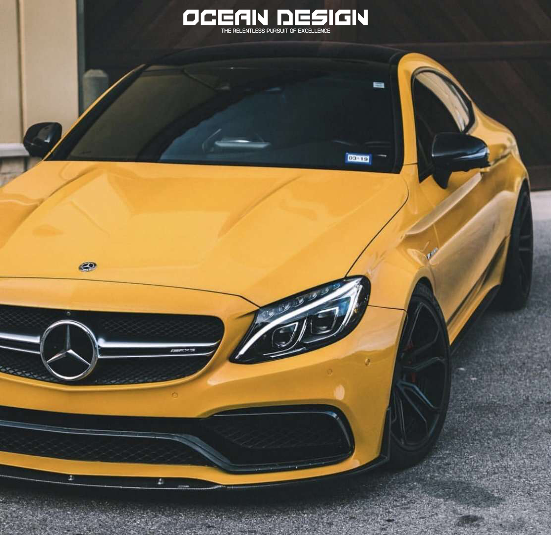 Mercedes-Benz C63 Coupe ModCarbon Style Parts - styling view