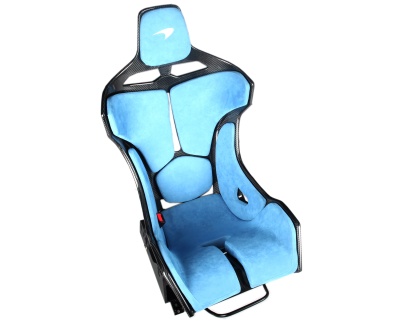 McLaren Senna Style Dry Carbon Bucket Seat - styling view