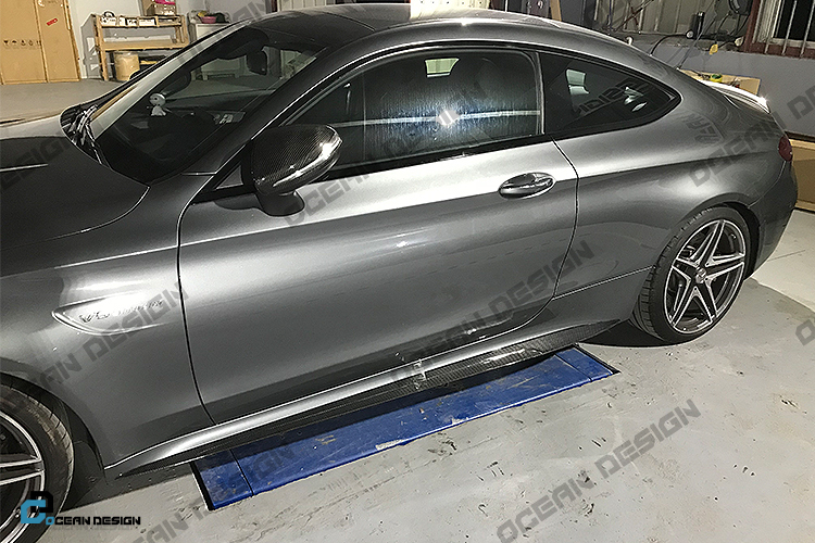 Mercedes-Benz C63 Coupe Edition One Style Carbon Fiber Parts - styling view