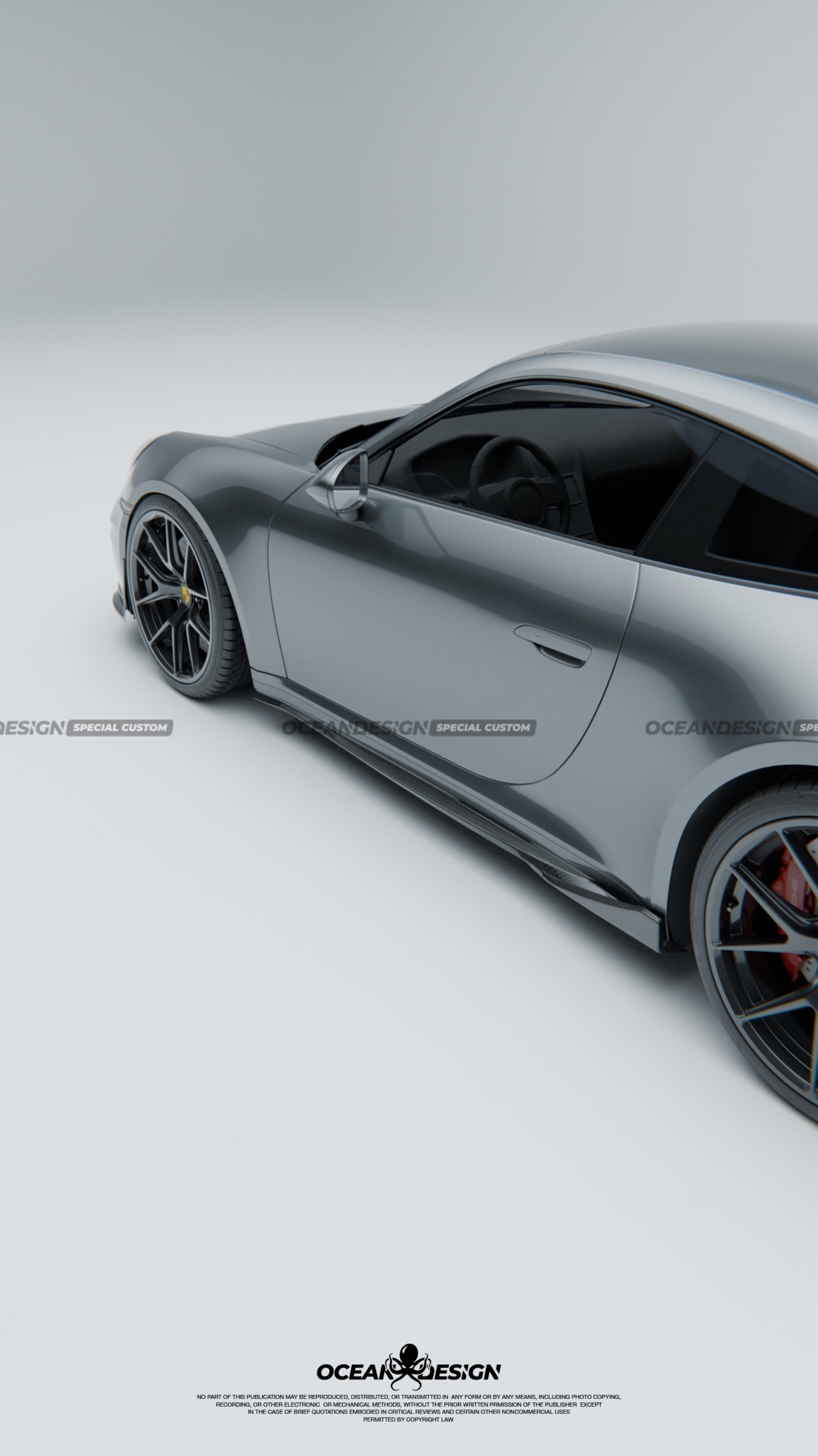 Porsche 911 992.2 Ocean Design Dry Carbon Parts - styling view