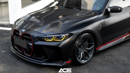 BMW G80 M3/G82 M4 CSL Style Dry Carbon Parts - styling view