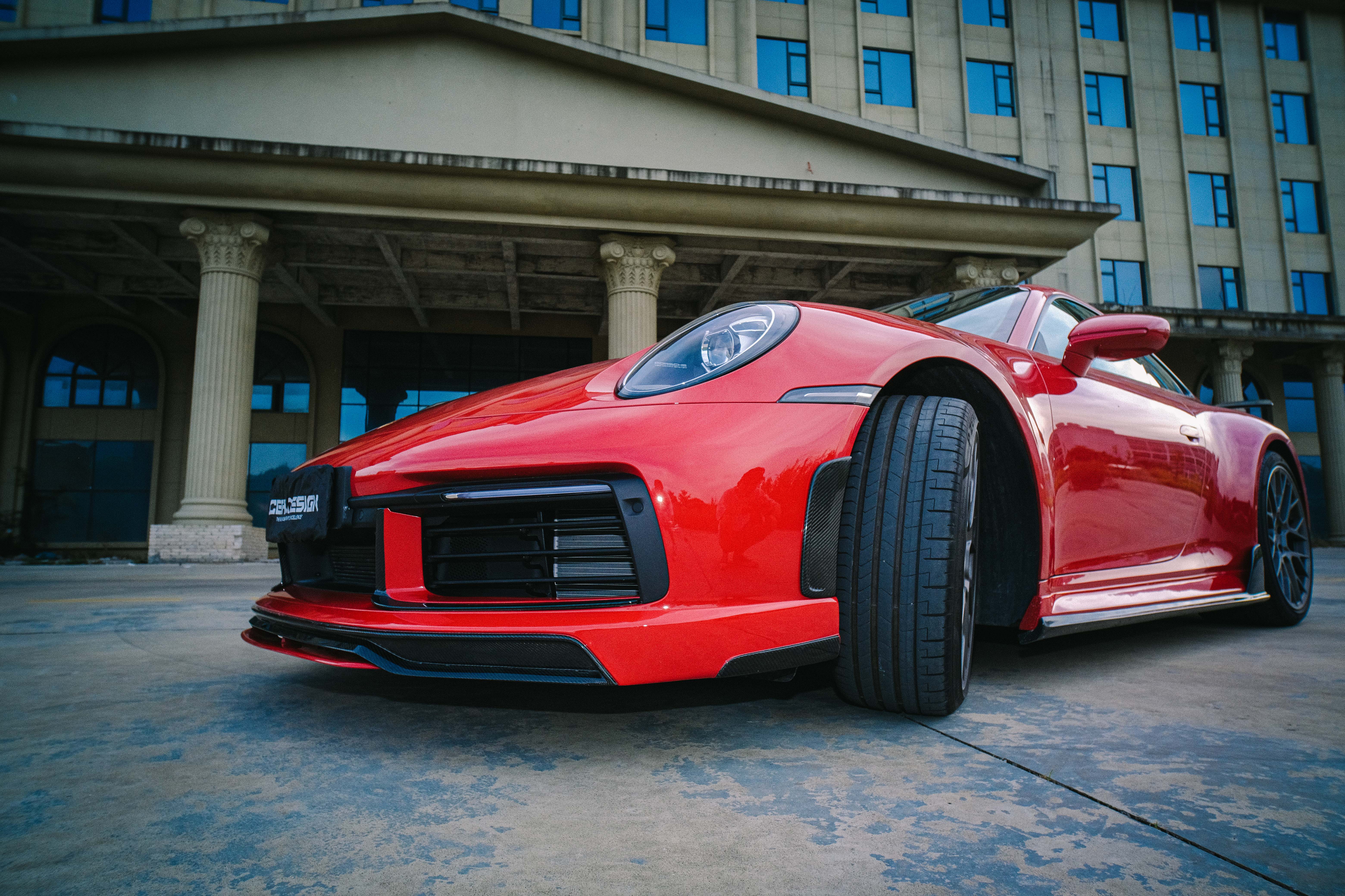 Porsche 911 992.1 Techart Style Carbon Parts - styling view