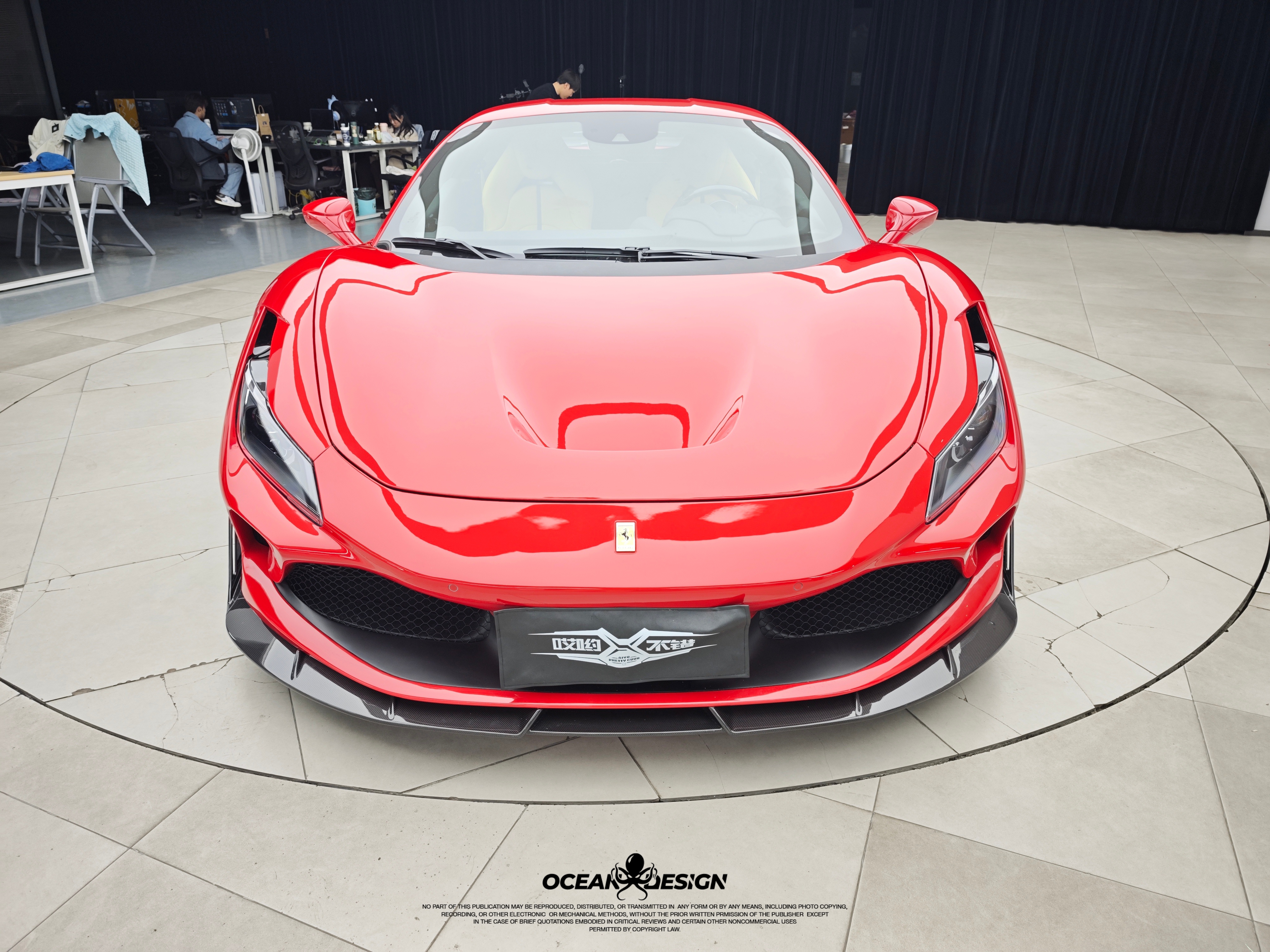 Ferrari F8 MSY Style Parts - styling view