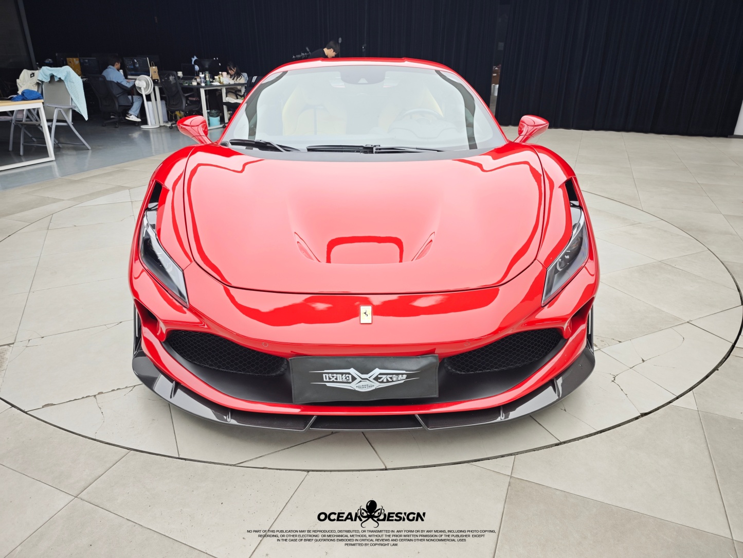 Ferrari F8 MSY Style Parts - styling view