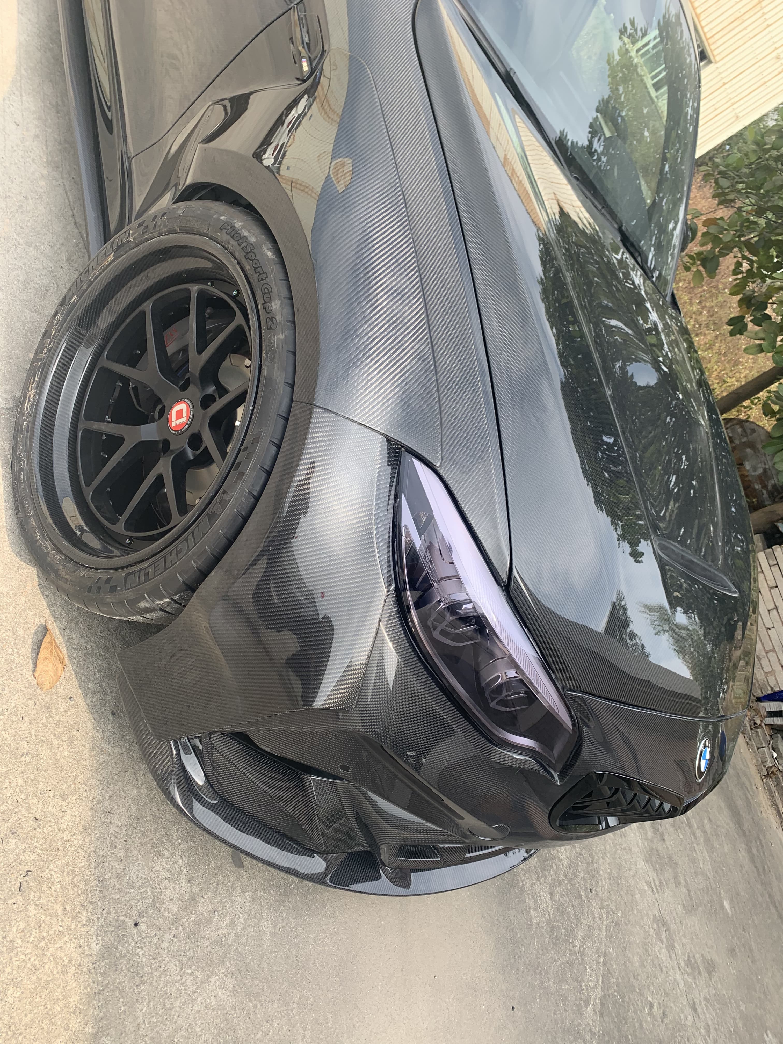BMW F87 M2C OEM Style Carbon Fiber Body Parts - styling view