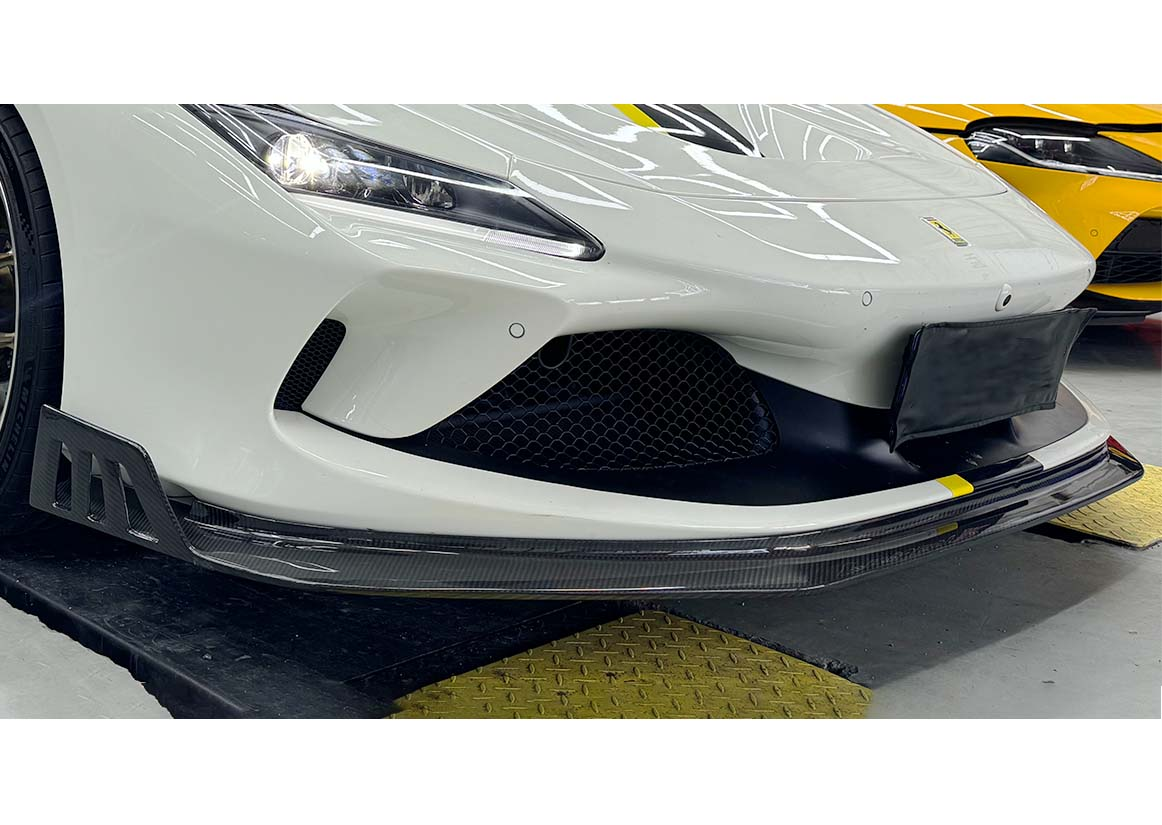 Ferrari F8 K Style Dry Carbon Parts - styling view