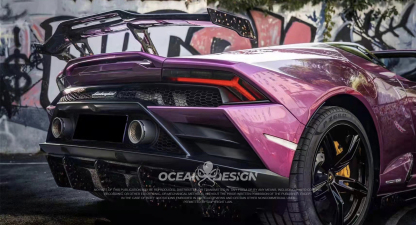 Lamborghini EVO RWD Ocean Design Style Dry Carbon Parts - styling view