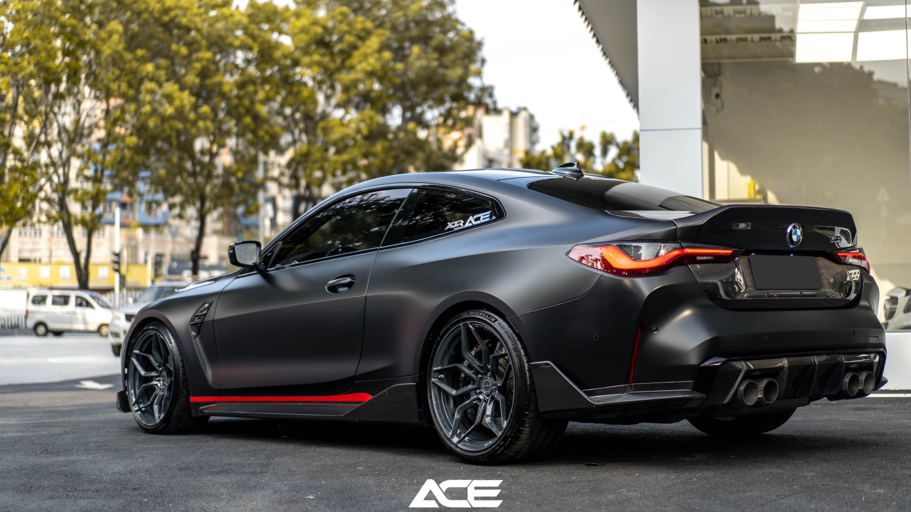 BMW G80 M3/G82 M4 CSL Style Dry Carbon Parts - styling view