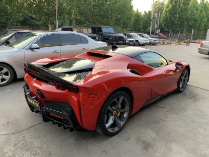 Ferrari SF90 OEM Style Dry Carbon Parts - styling view
