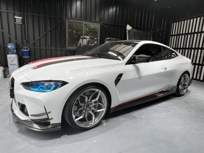 BMW G80 M3/G82 M4 CSL Style Dry Carbon Parts - styling view