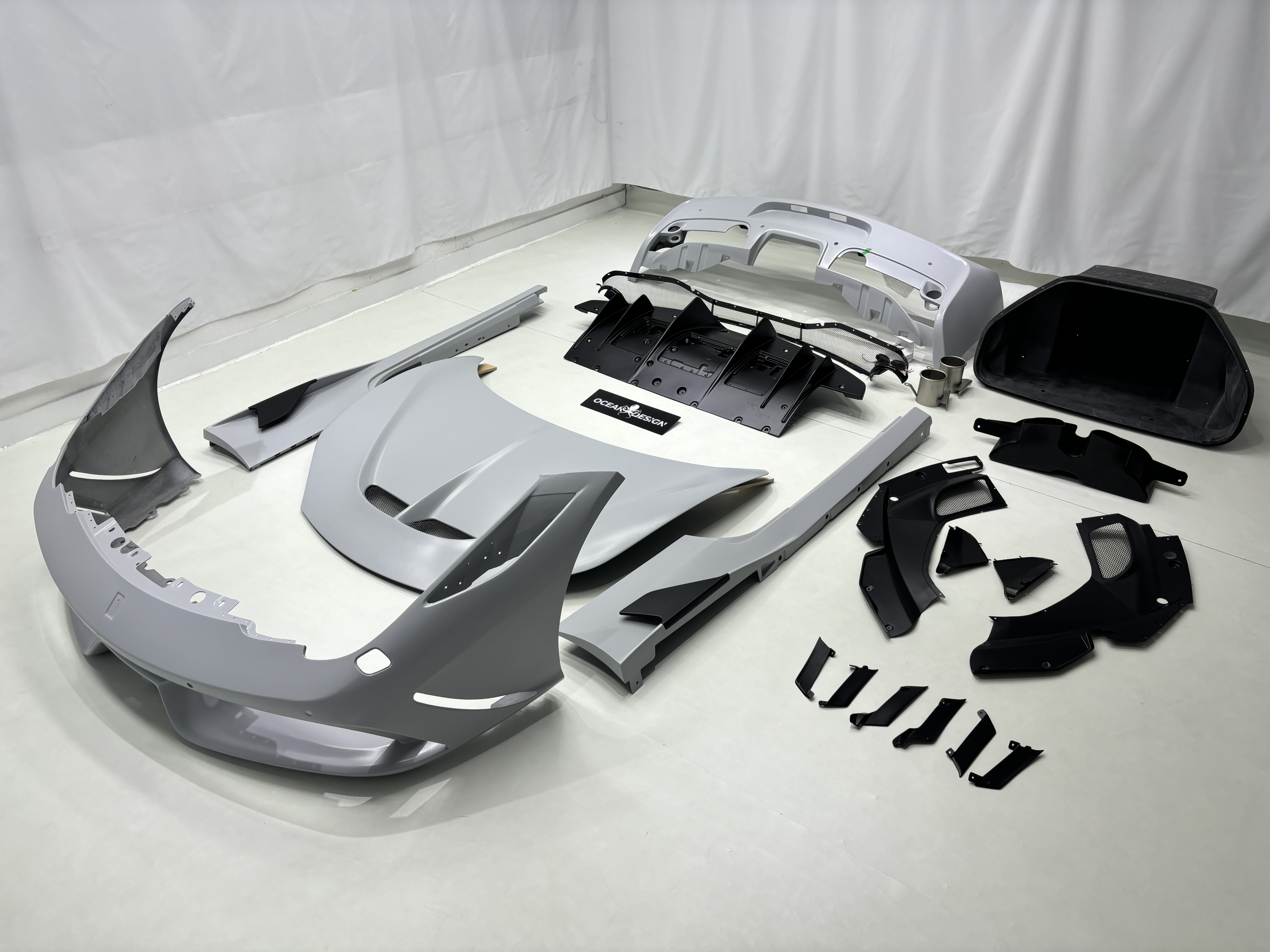 Ferrari 458 Speciale Style Conversion Parts - styling view