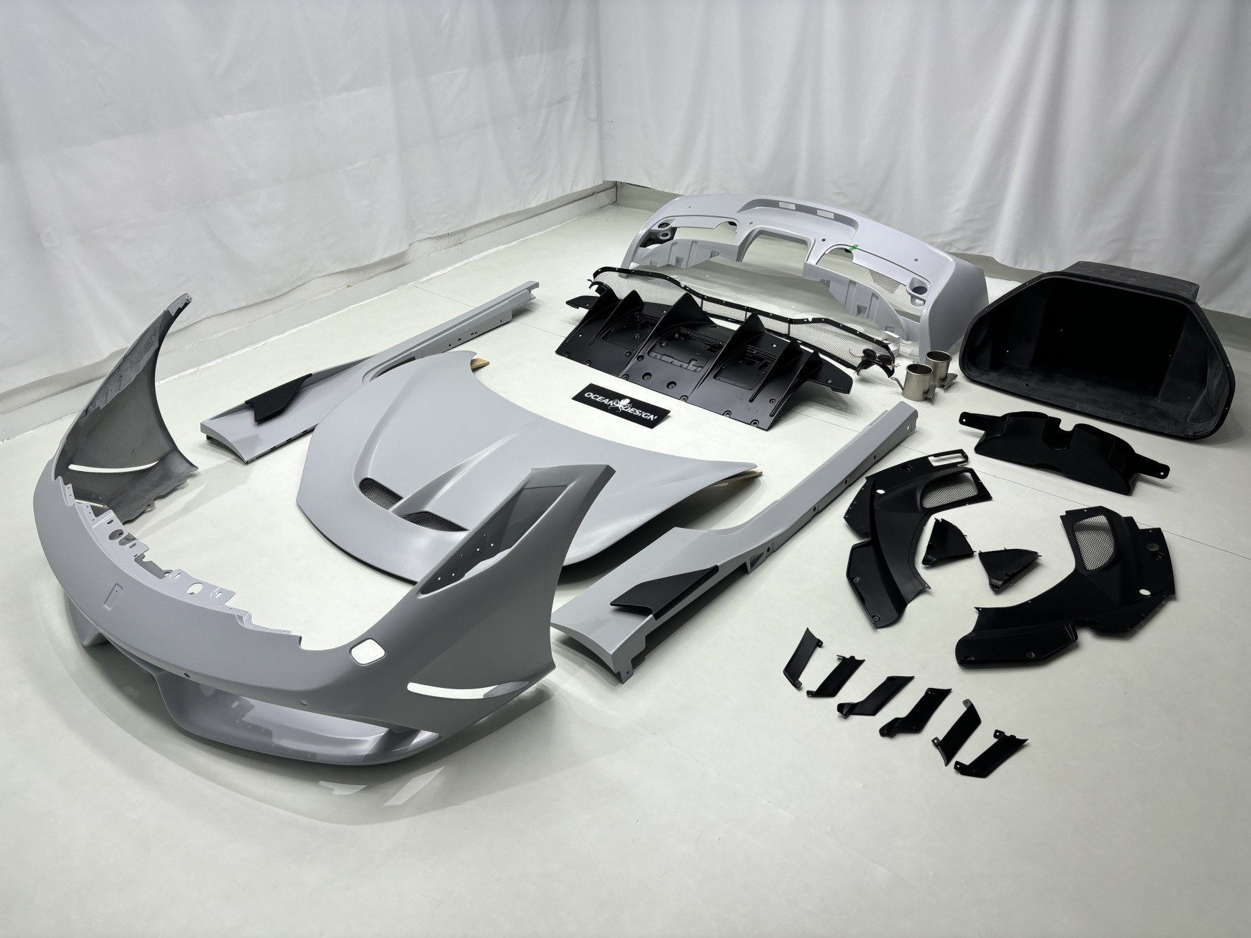 Ferrari 458 Speciale Style Conversion Parts - styling view