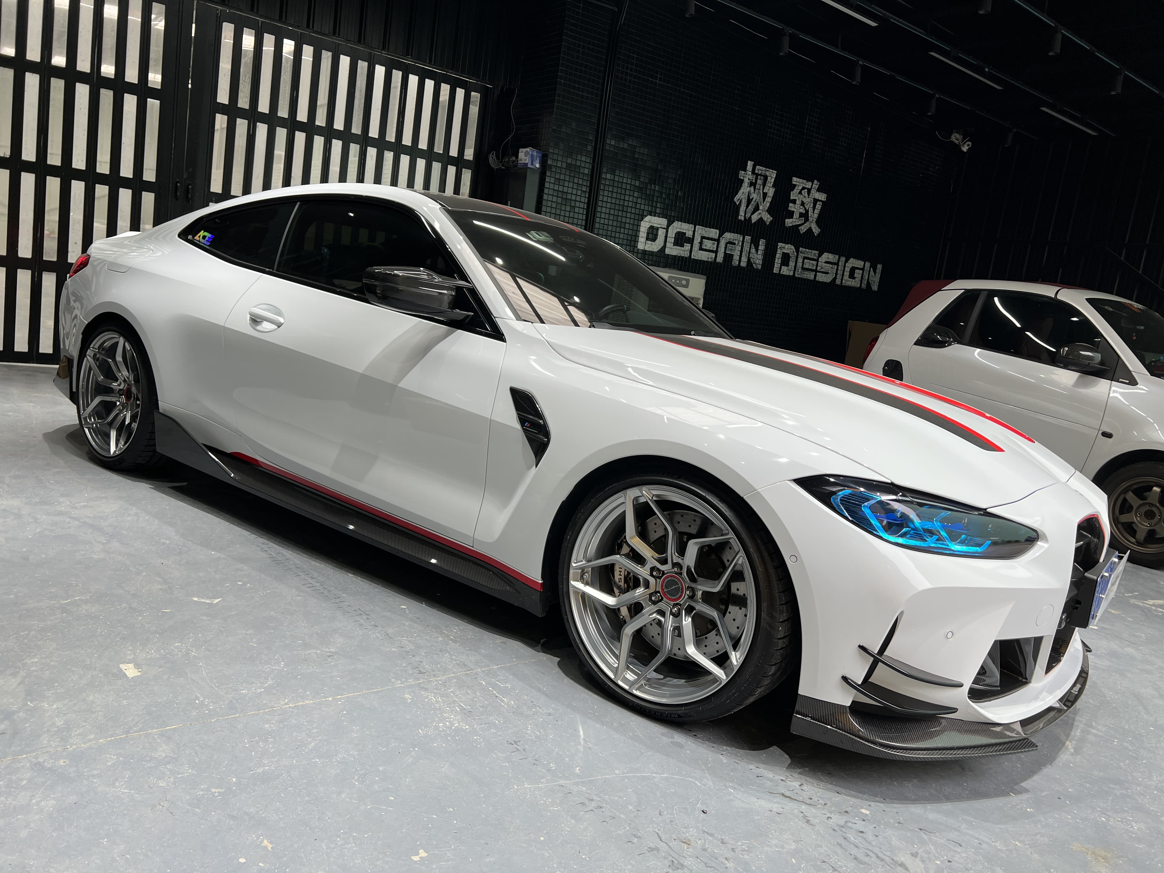 BMW G80 M3/G82 M4 CSL Style Dry Carbon Parts - styling view