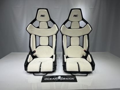 Porsche GW Style Dry Carbon Bucket Seat - styling view
