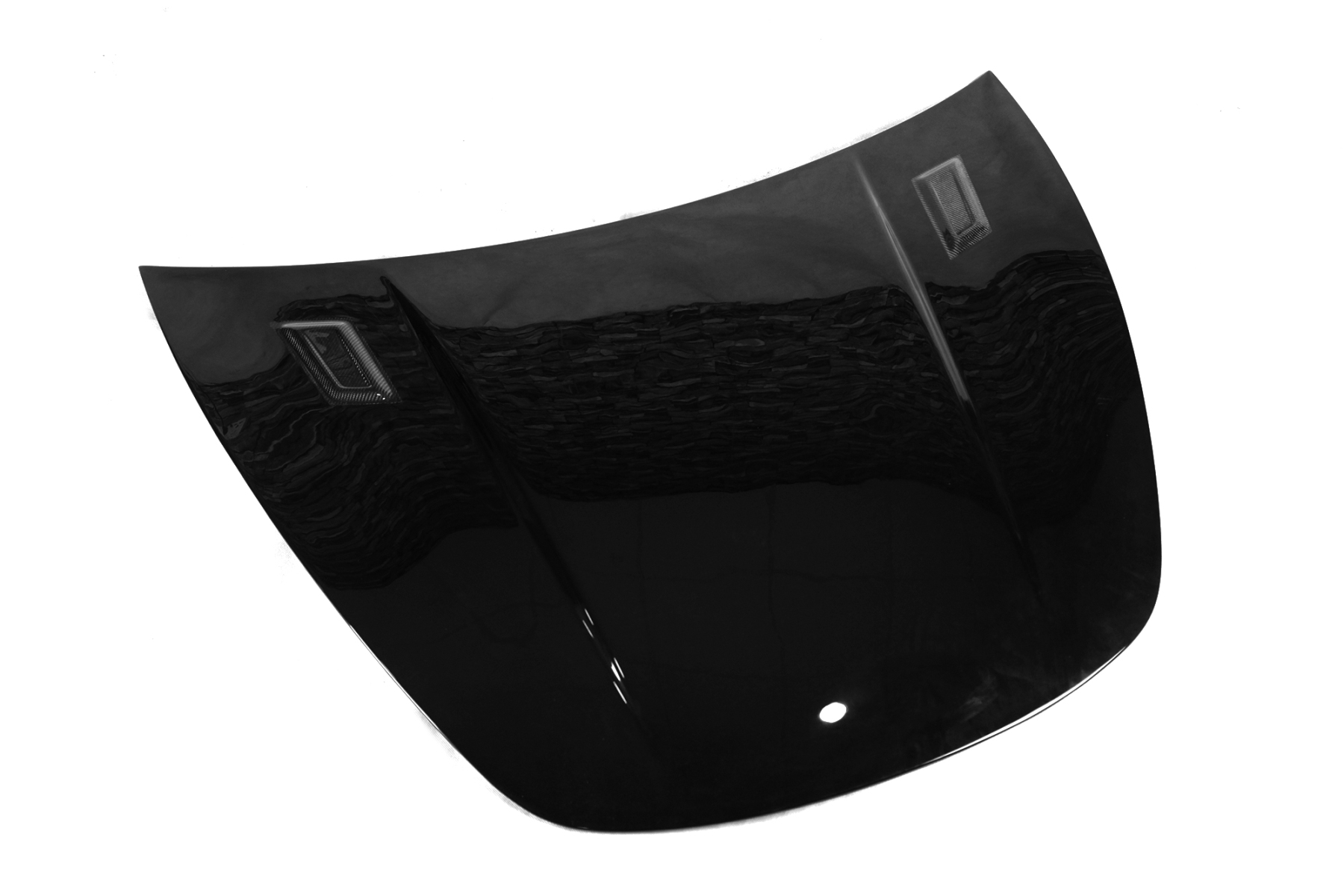 Tesla Model 3 V Style Parts - styling reference for Hood - Exposed Carbon