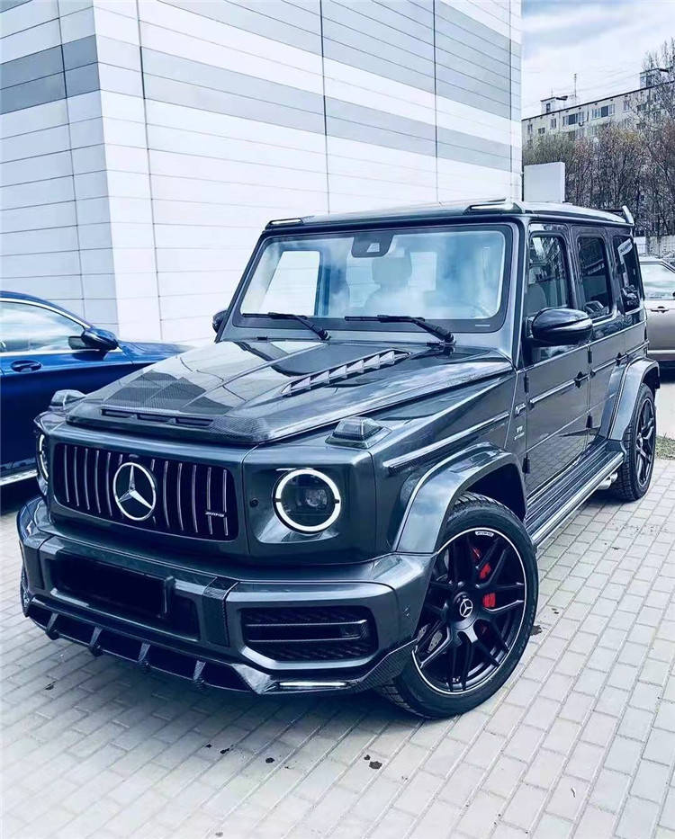 Mercedes-Benz W464 G63 Topcar Style Dry Carbon Parts - styling view