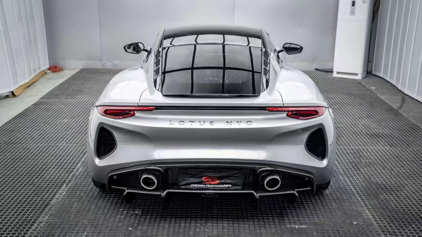 Lotus Emira Ocean Design Style Dry Carbon Parts - styling view
