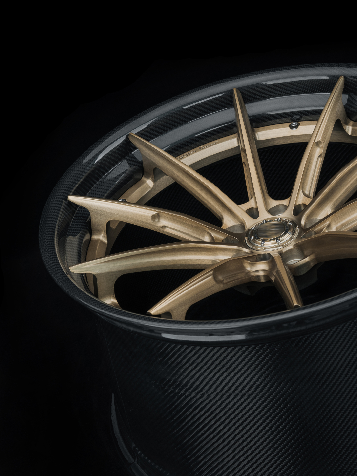 Octopus & Ocean Design Custom Carbon Fiber Wheels - styling view