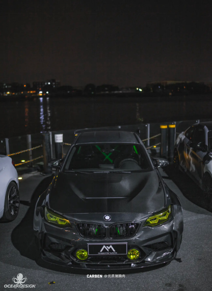 BMW F87 M2C OEM Style Carbon Fiber Body Parts - styling view
