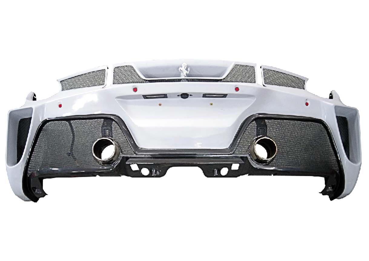 Ferrari 488 Challenge Evo Style Conversion Parts - styling reference for Rear Bumper
