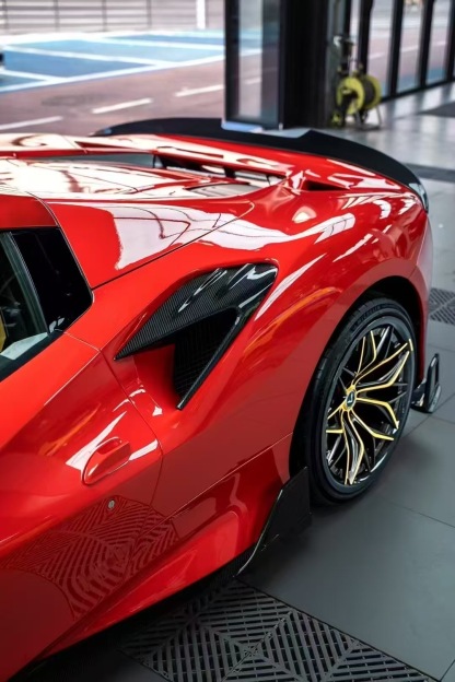 Ferrari F8 MSY Style Parts - styling view