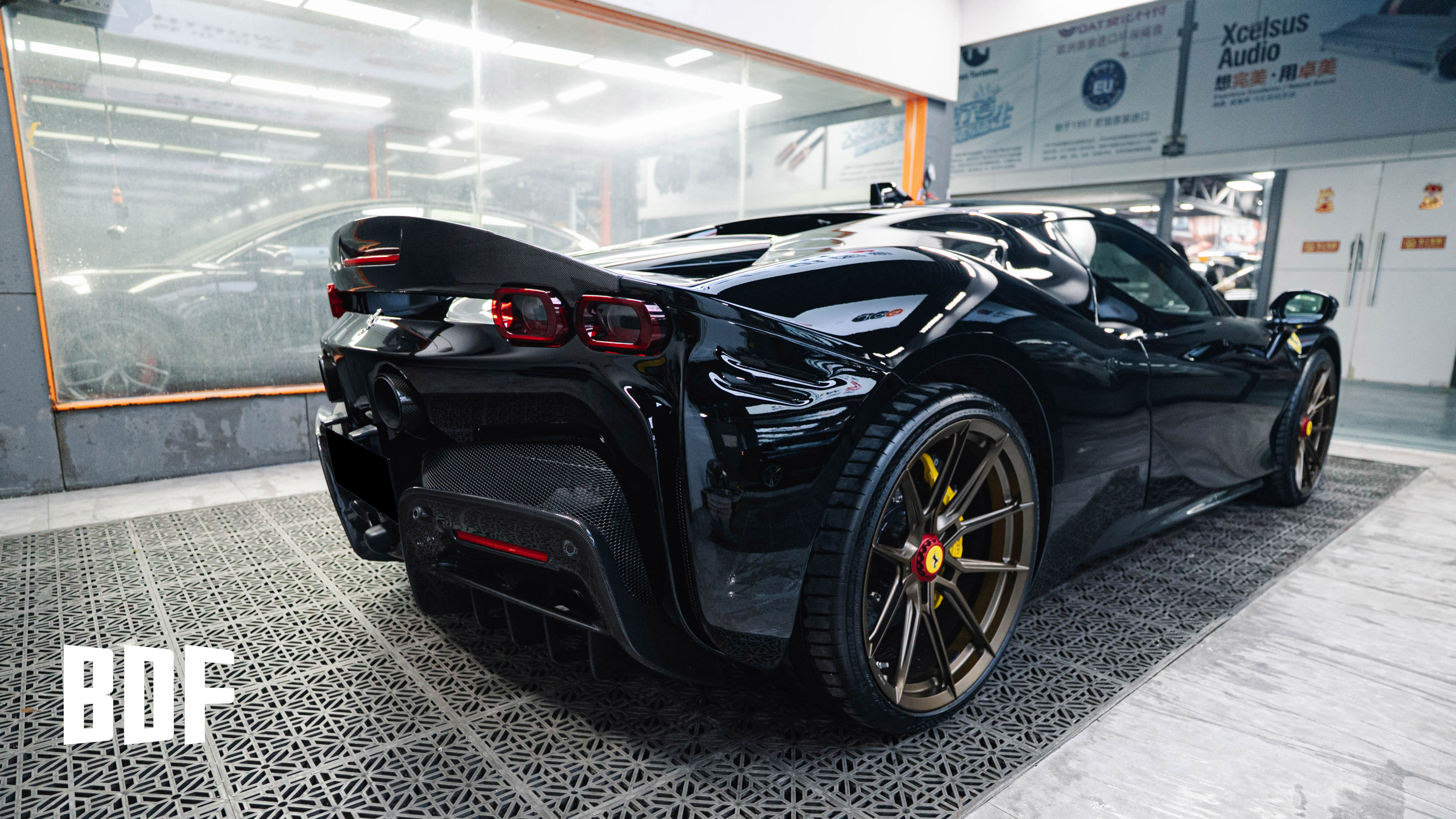 Ferrari SF90 OEM Style Dry Carbon Parts - styling view