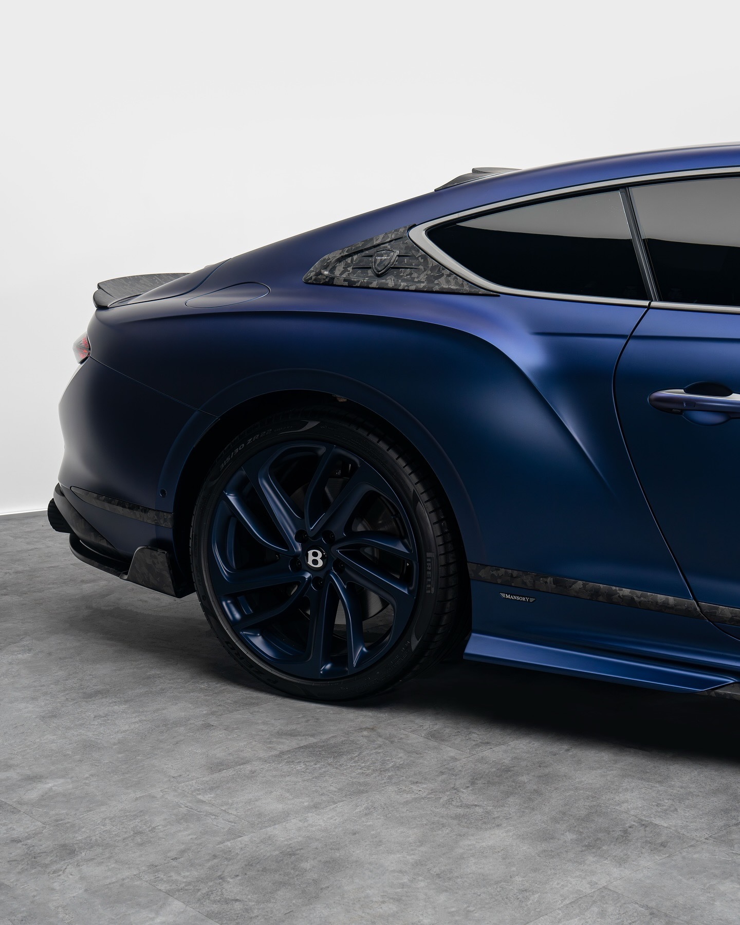 Bentley Continental GT 2025 MSY Style Dry Carbon Body Kit - styling view