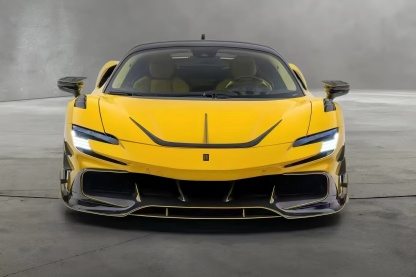 Ferrari SF90 M Style Dry Carbon Parts - styling view