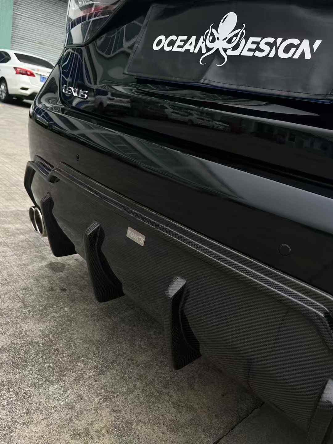 Lexus GS F/GS200/GS300 TOM'S Style Carbon Parts - styling view