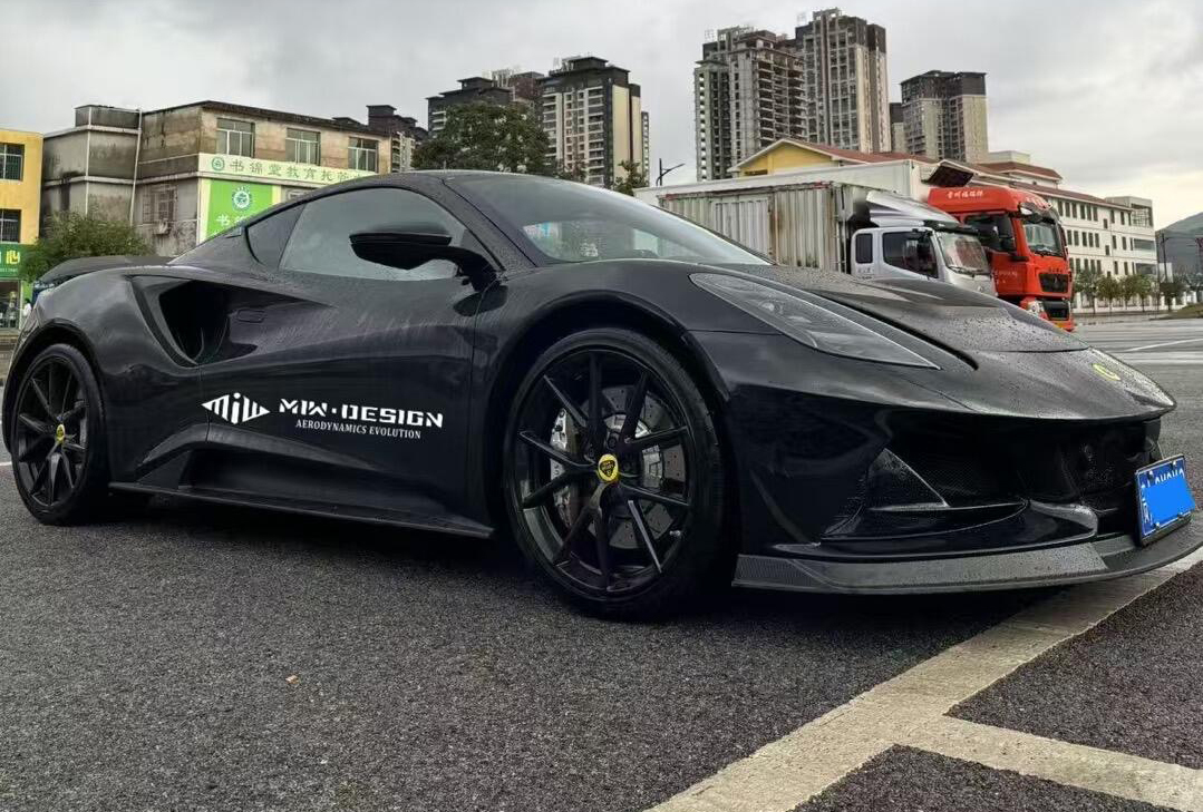 Lotus Emira V Style Dry Carbon Parts - styling view