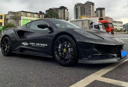 Lotus Emira V Style Dry Carbon Parts - styling view