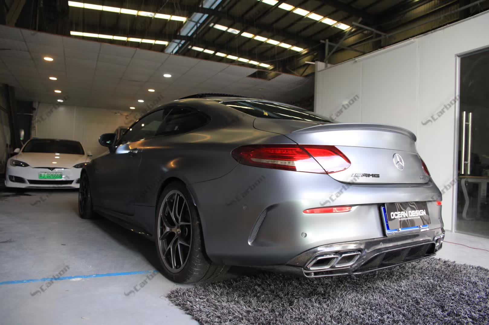 Mercedes-Benz C63 Coupe Edition One Style Carbon Fiber Parts - styling view