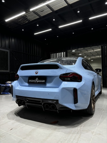 BMW G87 M2 AP Style Dry Carbon Parts - styling view