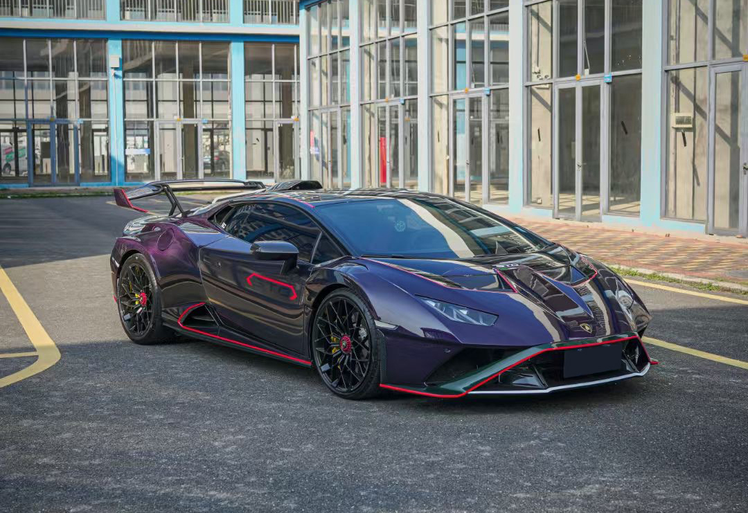 Lamborghini LP580/600/610 STO Style Dry Carbon Conversion Kit - styling view