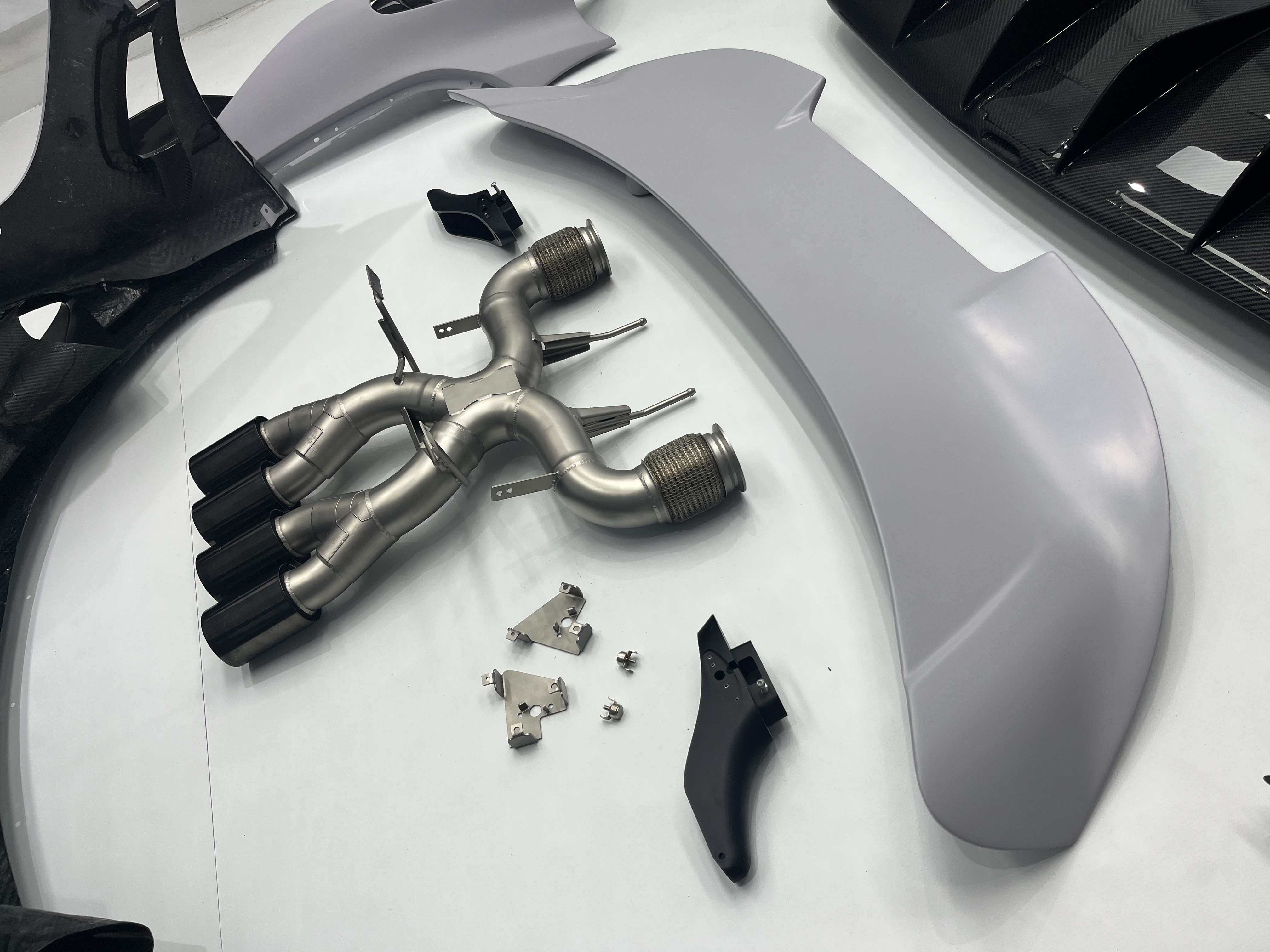 McLaren 720S to 765LT Style Dry Carbon Conversion Kit - styling view