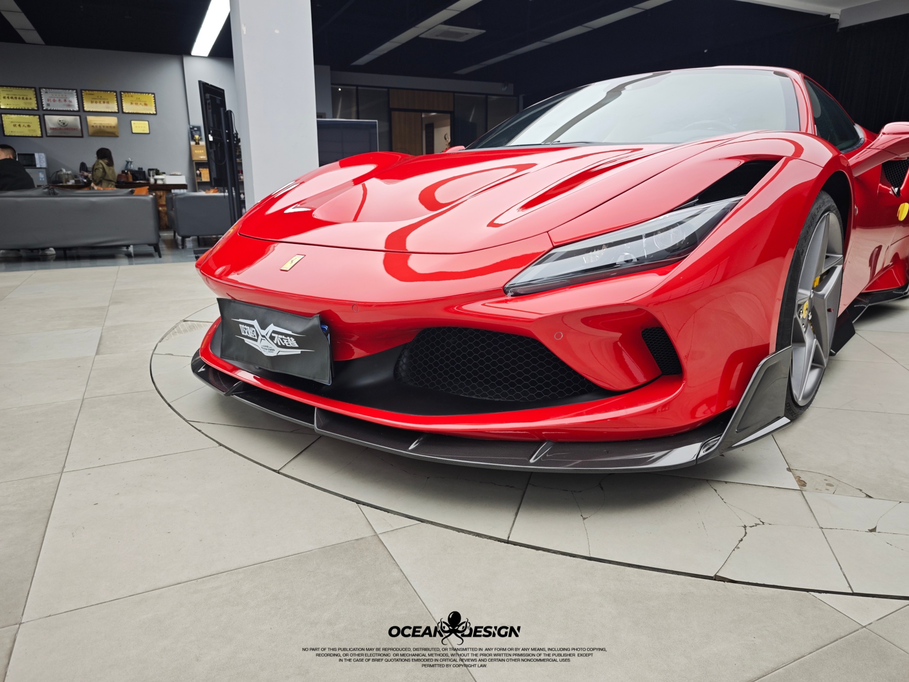 Ferrari F8 MSY Style Parts - styling view
